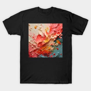 Abstract Strokes: Acrylic Brush Stripe Extravaganza T-Shirt